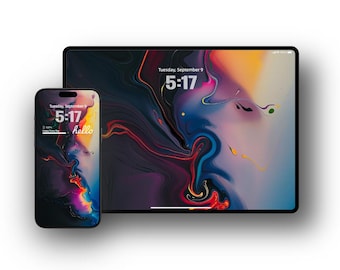 Sfondo per iPhone Science Doodle: tema Space Sketch (download digitale)