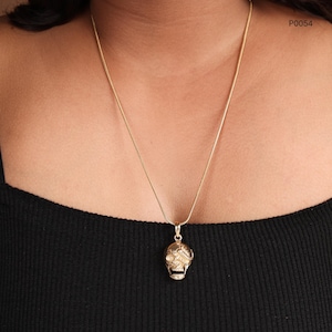 Memento Mori Skull Pendant, Tibetan Skull Pendant,Halloween Skull Pendant, Horror Skull Pendant, Elegant Gothic Skull Pendant, Dead Inspired