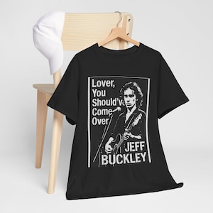 Stylish Music Tee, Jeff Buckley Graphic Shirt, Unisex Cotton Tee, Gift for Music Lovers, Festivals, Jeff Buckley tank top, Unique Band Tee