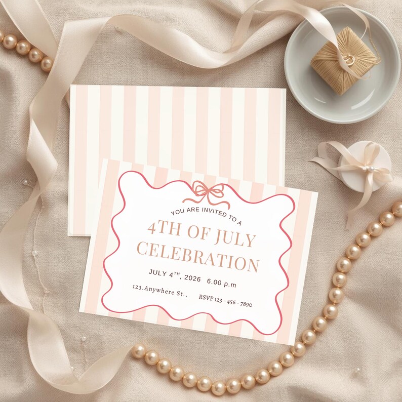 Editable 4th of July Invitation Bundle – Patriotic Party Games (Digital Download) image 9