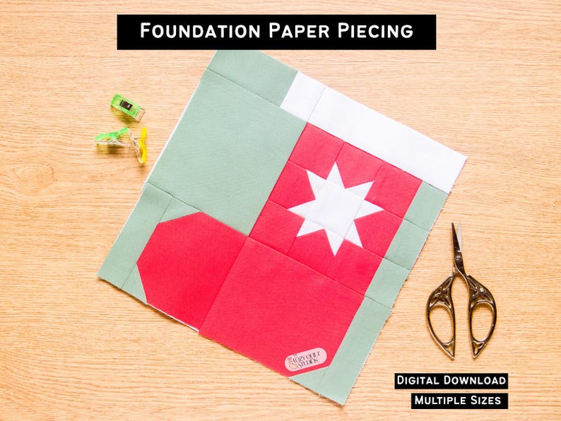 Christmas Quilt Block Pattern | Foundation Paper Piecing Patterns ...