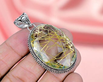 ペンダント　ルチル ルチルクォーツペンダント - Etsy 日本