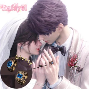Love and Deepspace 100 Affinity Rings, Sylus, Rafayel, Zayne, Caleb,Xavier,,Wedding rings,恋と深空, 恋与深空, セイヤ, レイ, ホムラ, 러브앤딥스페이스, 기욱, 심성훈, 이서언