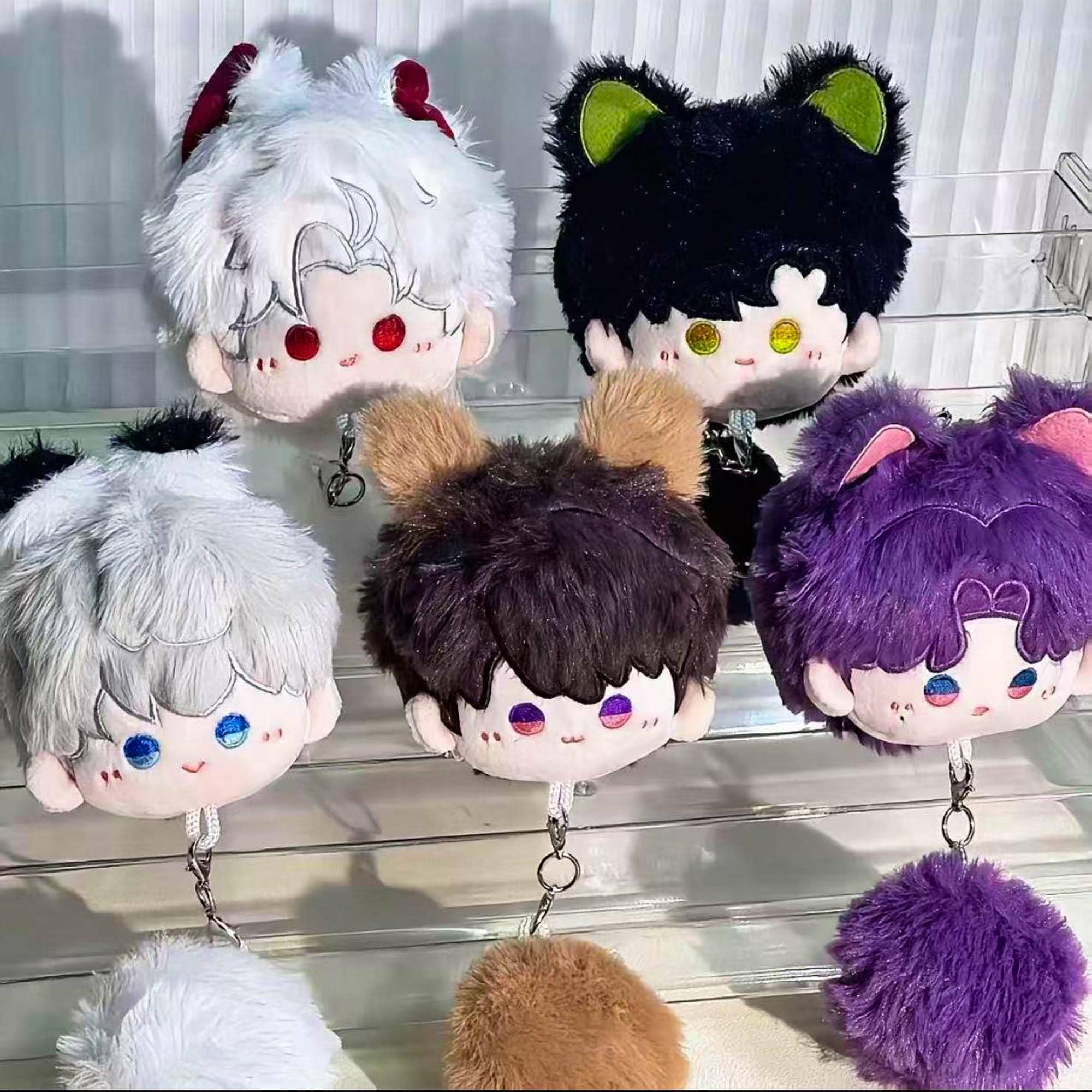 Love and Deepspace Mini Chibi Plushie Charm,xavier Sylus Rafayel