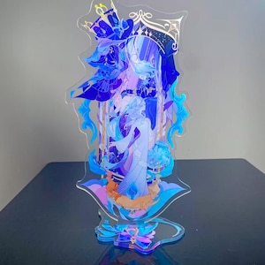 Genshin Impact Furina Fan Art Acrylic Standee - "Destined Formless" Series | Desk Ornament Anime Figurine