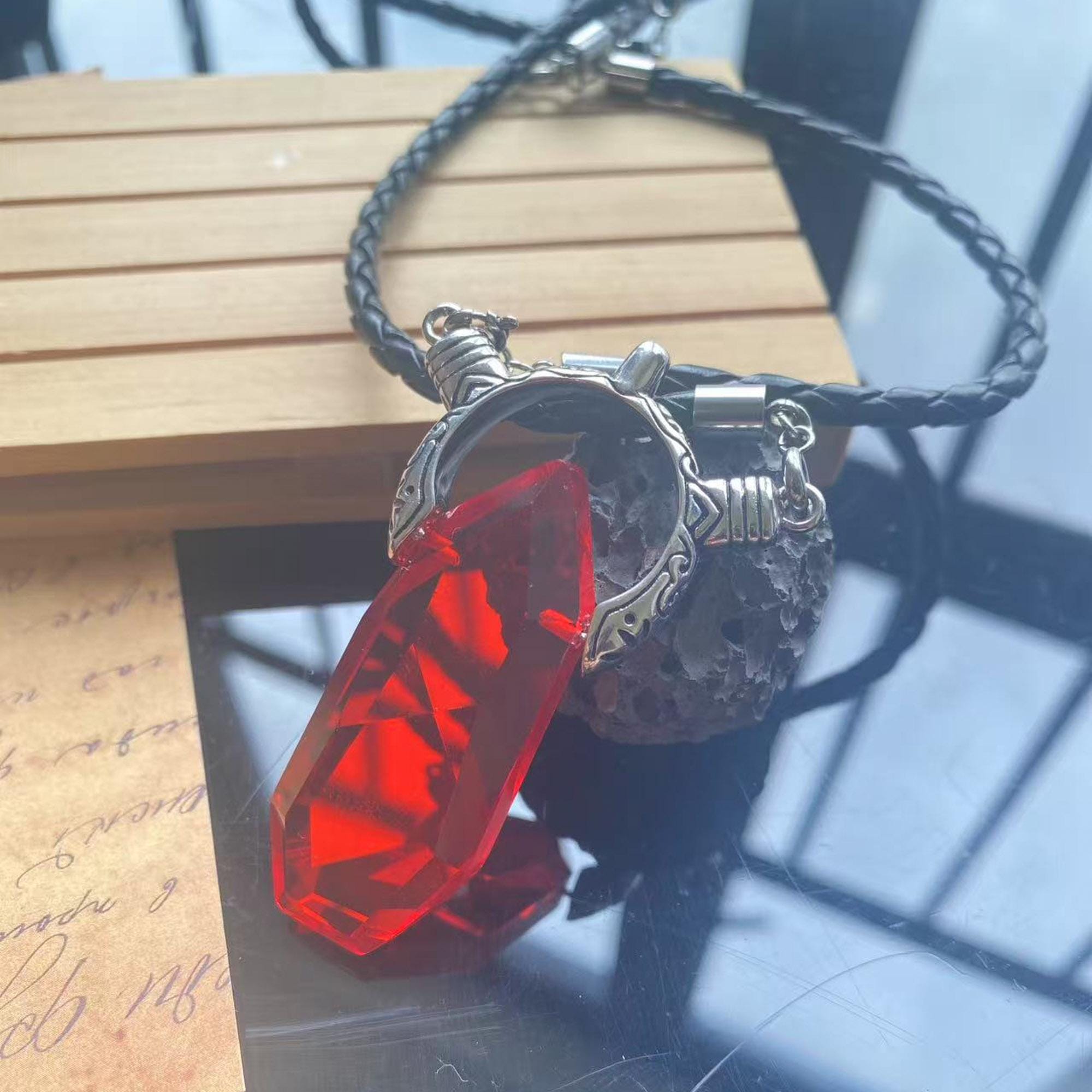 MayDee Collier Devils Cry – Pendentif âme De Dante, Lot De 2 Accessoires Bijoux Pour Fans De Demon Slayer / Devil May Cry