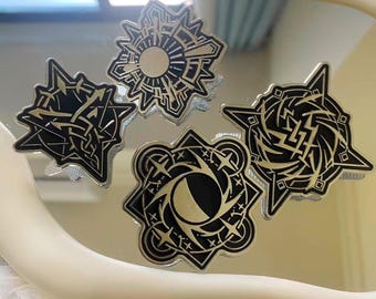 Fool's Emblem Lord of Mysteries Pins - Anime Peripheral Metal Badges & Clothing/Bag Accessories