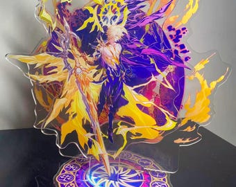 Honkai: Star Rail Phainon Anime Character Standee - Fan Art Acrylic Desk Collectible,Phainon, Double-Insert Standee, Gift for Him