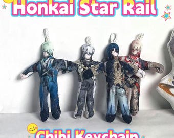 Honkai Star Rail abstracte mini-draadpop sleutelhanger - 9 cm metalen frame (Phainon/Anaxa/Nakera/Mydeimos) Handgemaakte abstracte kunst grappige pop
