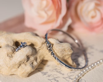 Frieren, PREMIUM Frieren gespiegelde lotusring, sierlijke anime lotus verlovingsring, Frieren-armbanden, beste cadeau