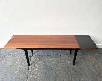 Middeleeuwse moderne uitschuifbare salontafel uit de jaren 60 van Nathan