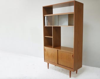 Middeleeuwse moderne scheidingswand / wandmeubel van Schreiber, jaren 60