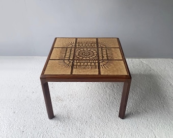 Zeldzame mid-Century G Plan-salontafel met keramische tegels