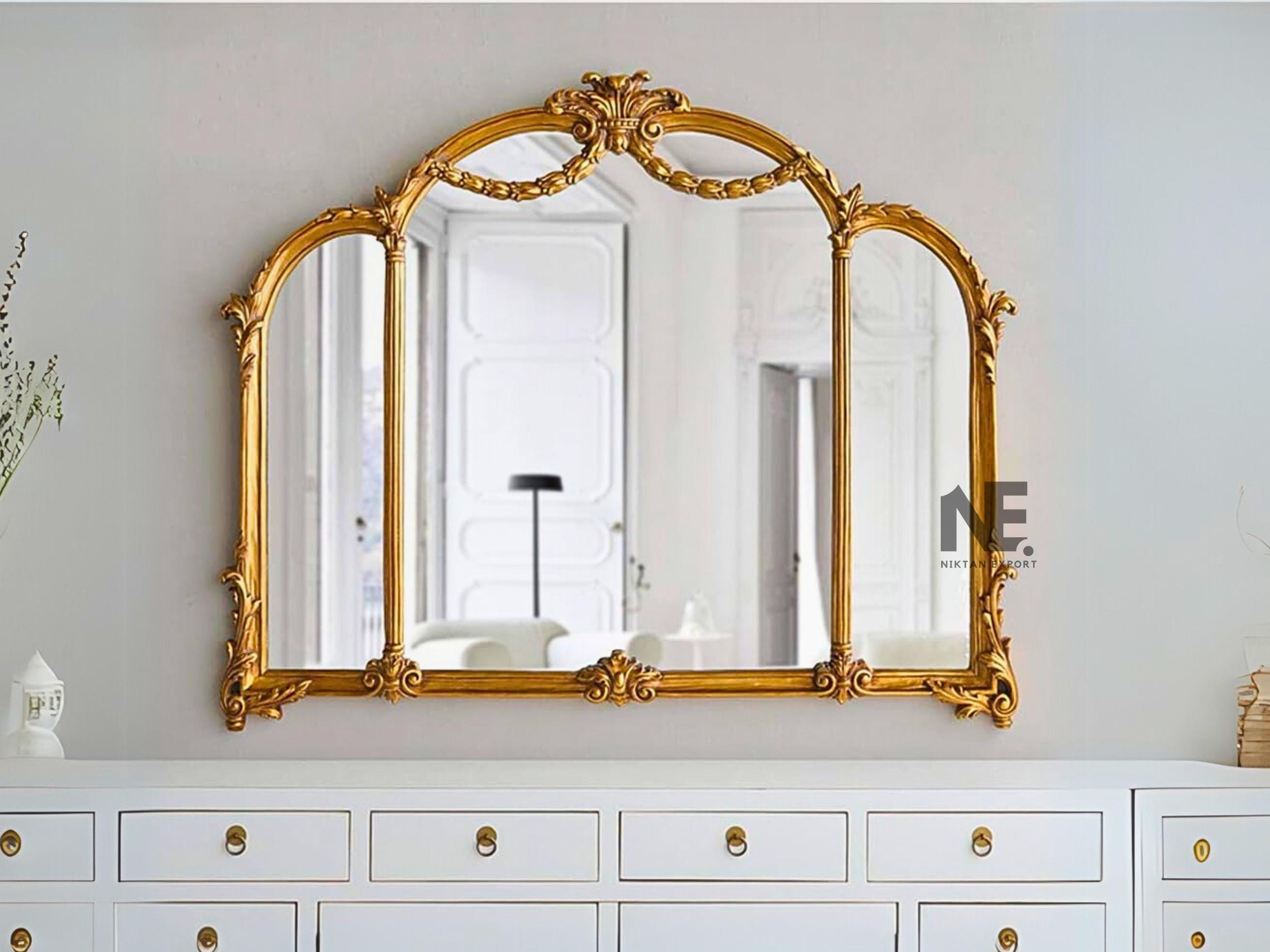 Antique trifold vanity mirror - Etsy 日本