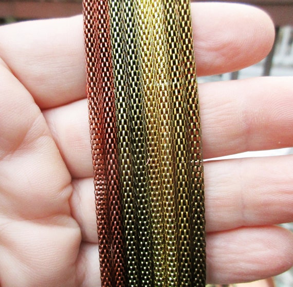 SALE for Mother's Day--3mm rope NECKLACES, custom sizes. Antique Copper and Bronze, fits European charms.  Buy 5 get one free!
