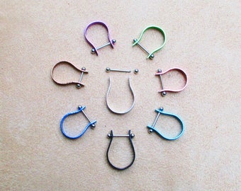 Bunte Add-a-Bead Ring Rohlinge Beadable passend für Klein und Großloch Perlen NEUE FARBEN