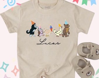Little Bear Toddler Shirt, Vintage Animal Friends Gift, 90's Cartoons T-Shirt, Little Bear Birthday Kids Tee, Cute Animals TV Series