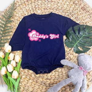 Daddy&#39;s Girl Baby Romper, Retro Daddy&#39;s Girl Romper, Daddy Daughter Baby Clothes, Father&#39;s Day Gift, Daddy&#39;s Girl Outfit, Newborn for Girls