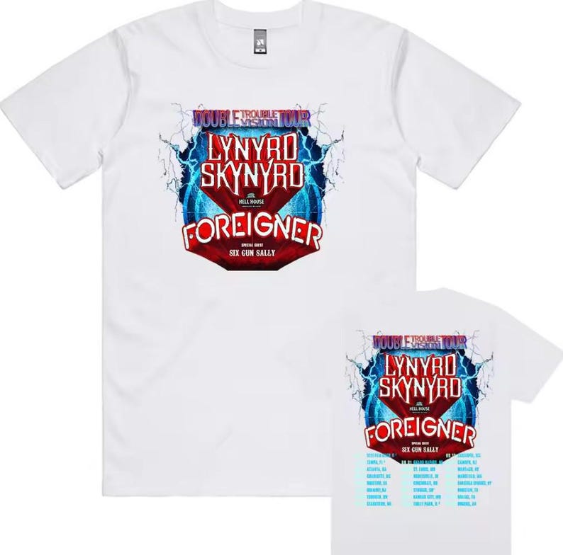 LYNYRD SKYNYRD FOREIGNER Tour 2026 Shirt Etsy Il Axdr