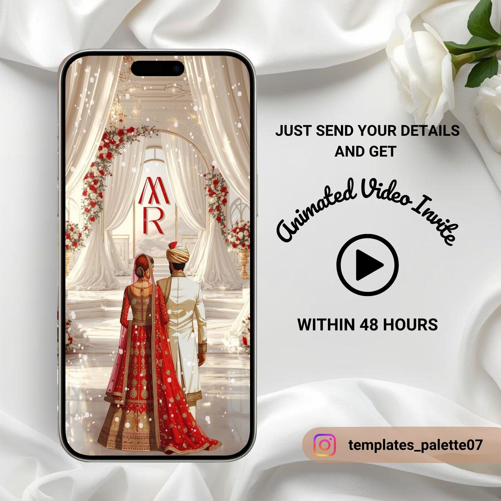 Baraat Invitation - Etsy, image size:2000x2000