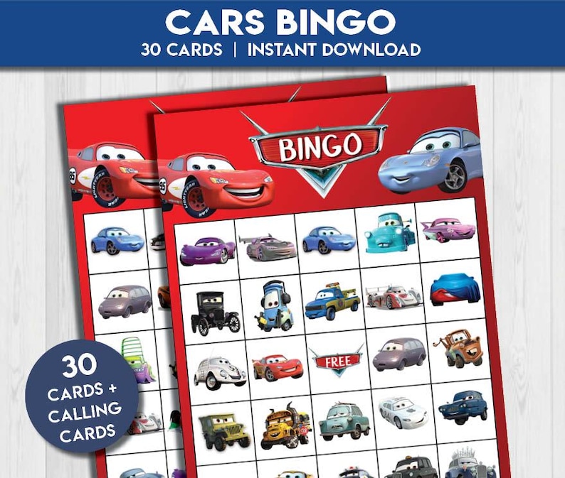 Cars huge activity pages | Preschool games bingo | Lightning McQueen school Activities for kids | Coloring maze Education Instant Download image 2