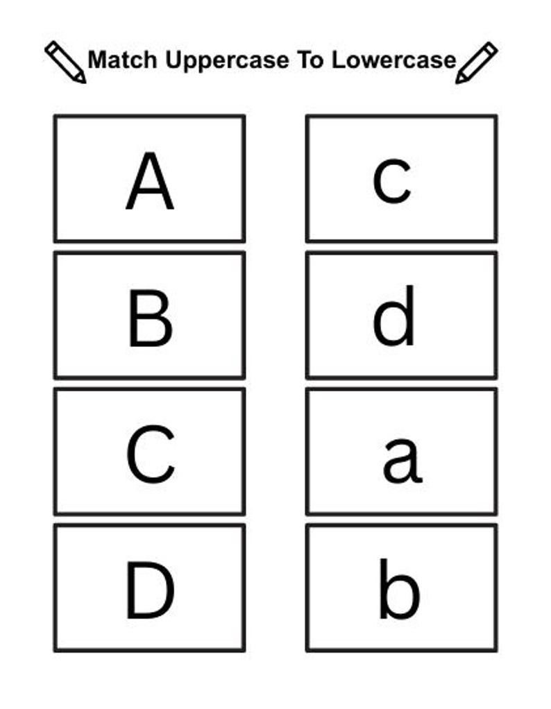 A to Z Alphabet Learning Printable - Etsy