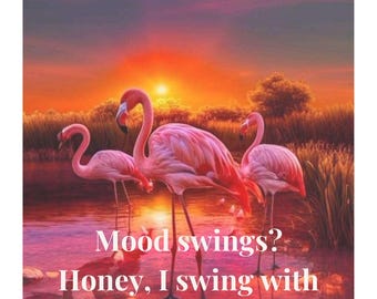Menopause Affirmation Cards: Funny, Empowering Self-Care (Digital Download, Printable PDF Deck A6 Size)
