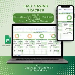 Easy Saving Tracker Minimalist Savings Planner Spreadsheet  Budget Goal Tracker for Beginners