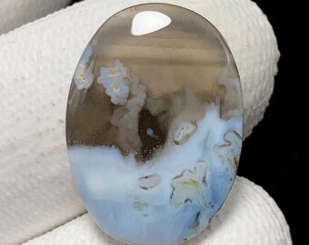 Blue Owhyee Opal , Oval Cabochon, 16x10x4 MM, 9 CTS, Beautiful Cabochon,#10879