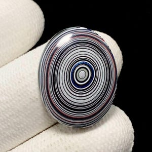Fordite, Oval Cabochon, 22x17x4 MM, 6 CTS, Beautiful Cabochon,#A-1487