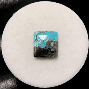 Morenci Pyrite Turquoise, Cushion Cabochon, 11x9x2 MM, 3 CTS, Beautiful Cabochon,#A-281