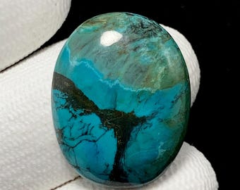 Buy 45.1 Ct. (33x28x6 Mm) 100% Natural Lone Mountain Turquoise