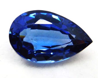 Koningsblauwe Tanzaniet 12,8 ct Edelsteen | Natuurlijk | Feestelijke Sieraden | Gecertificeerd | Perfect voor Feesten & Collecties