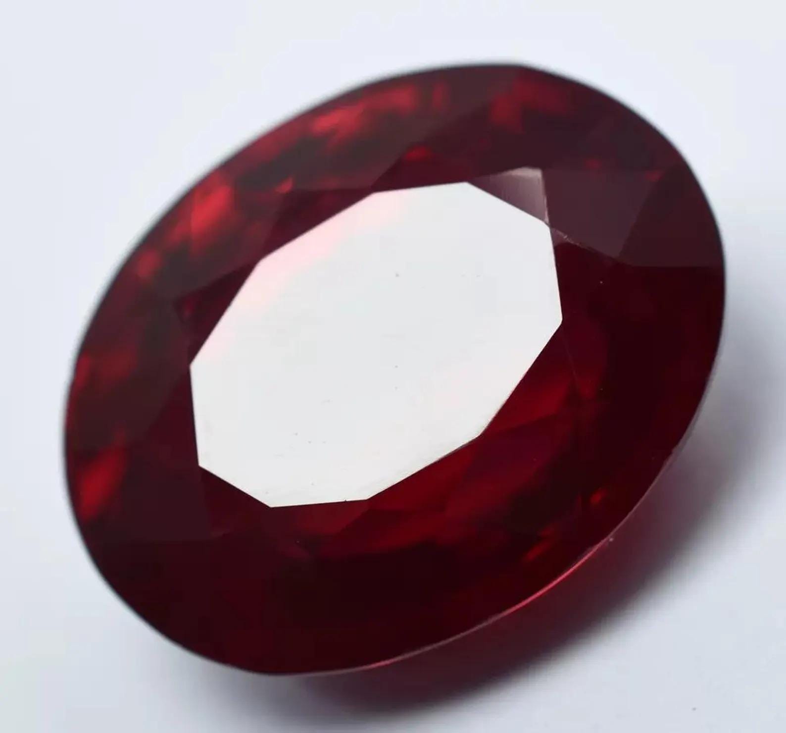 Pigeon Blood Ruby Untreated Ruby 30 Ct Rare Ruby, Oval Ruby Natural Old ...