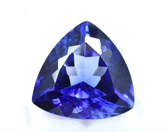 Natural Blue Tanzanite Gemstone 9.60 Ct Trillion Cut Certified | Ideal For Unique Ring Making | Best For Gift Her/Him