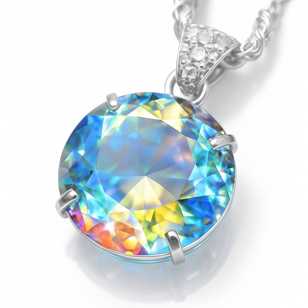 Pendentif en pierre naturelle, design unique, marque