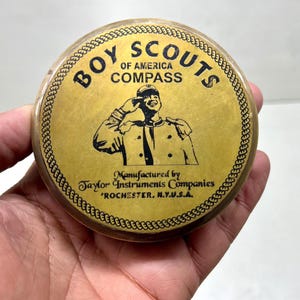 Antique Maritime Solid Brass Boy Scout Compass Nautical Pocket Compass Direction Best Accuracy Compass Vintage Compass 100% Working Compass