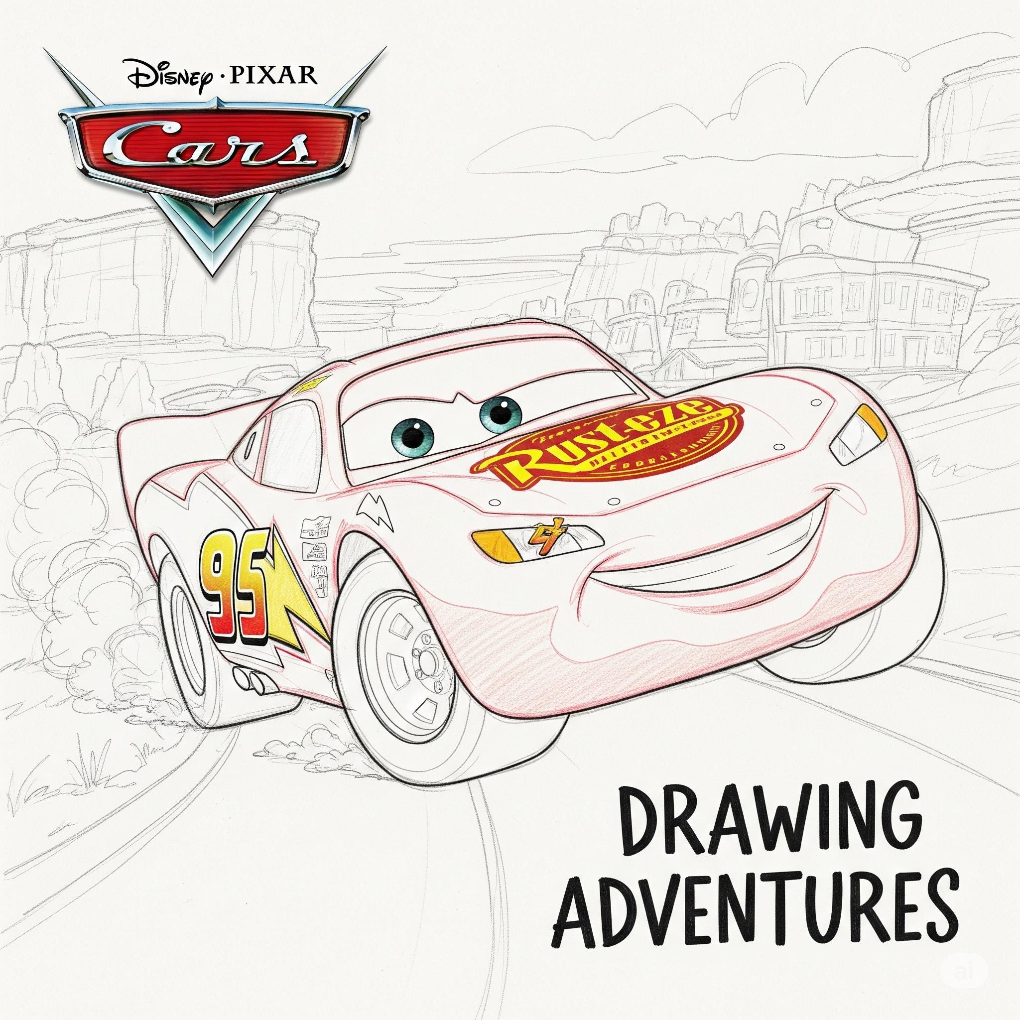 Lightning Mcqueen Coloring Book