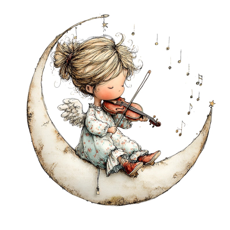 Whimsical Angels Clipart: Sweet Baby Angel Graphics (Digital Download - 28 PNGs)

Add a touch of celestial magic to your creative projects with this enchanting collection of 28 whimsical angel illustrations. Each angel is lovingly drawn with dreamy details—floating poses, delicate wings, soft expressions, and ethereal charm. Perfect for anyone who adores magical, spiritual, and imaginative artwork.