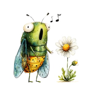 Whimsical Insects Clipart: Bugs Spring Graphics (Digital Download - 28 PNGs)

A charming collection of whimsical insects illustrations designed to add magic, lightness, and playful elegance to your creative projects. Each insect features delicate wings, soft pastel colors, gentle textures, and dreamy details that capture the enchanting spirit of nature. Created on transparent backgrounds, these illustrations are perfect for crafting invitations, stickers, nursery décor, scrapbooking, stationery