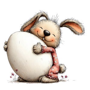 Whimsical Easter Clipart: Bunny Eggs Graphics (Digital Download - 26 PNGs)

A cheerful collection of Easter clipart illustrations designed to bring soft spring magic to any creative project. Each element is crafted with gentle colors, playful details, and a whimsical touch: bunnies with bright expressions, fluffy chicks, decorated eggs, spring flowers, and sweet seasonal accents.