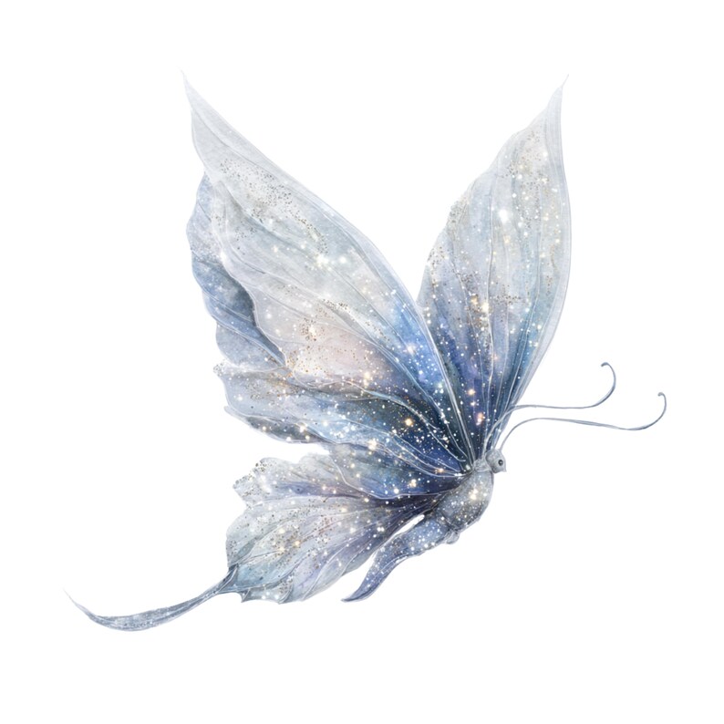 Watercolor Butterfly Clipart: Whimsical Butterfly Graphics (Digital Download - Set of 15 PNGs)

Add a touch of magic to your projects with this enchanting set of 15 ethereal and magical blue butterfly illustrations! Each butterfly is painted in delicate watercolor style with soft pastel tones, whimsical details – perfect for bringing dreamy, fantasy vibes to your creations.