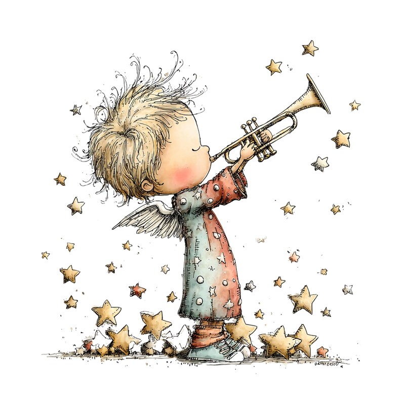 Whimsical Angels Clipart: Sweet Baby Angel Graphics (Digital Download - 28 PNGs)

Add a touch of celestial magic to your creative projects with this enchanting collection of 28 whimsical angel illustrations. Each angel is lovingly drawn with dreamy details—floating poses, delicate wings, soft expressions, and ethereal charm. Perfect for anyone who adores magical, spiritual, and imaginative artwork.