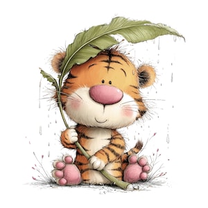 Safari Animals Clipart: Nursery Graphics (Digital Download - 19 PNGs)

A delightful collection of safari animal illustrations featuring adorable, friendly creatures from the wild. This clipart set includes charming depictions of lions, elephants, giraffes, zebras, hippos, monkeys, and more—each designed with soft details, warm colors, and a playful, inviting style. Accented with simple greenery and natural elements, the artwork captures the whimsical spirit of safari life.