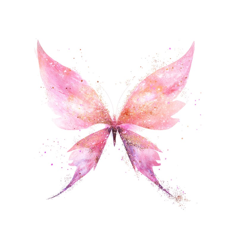 Watercolor Butterfly Clipart: Whimsical Butterfly Graphics (Digital Download - Set of 15 PNGs)

Add a touch of magic to your projects with this enchanting set of 15 ethereal and magical blue butterfly illustrations! Each butterfly is painted in delicate watercolor style with soft pastel tones, whimsical details – perfect for bringing dreamy, fantasy vibes to your creations.