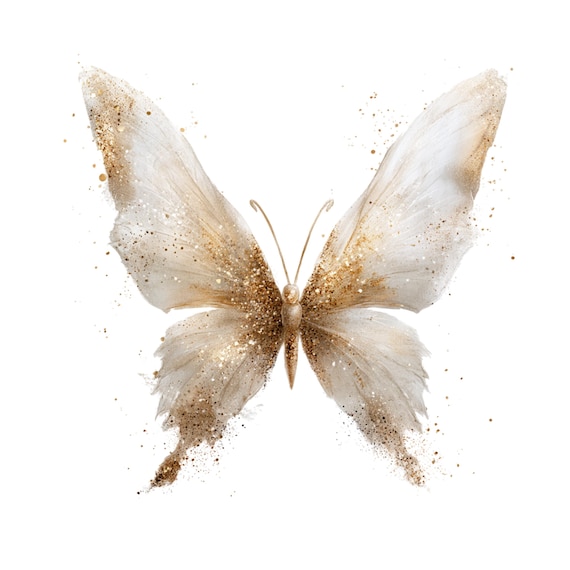 Watercolor Butterfly Clipart: Whimsical Butterfly Graphics (Digital Download - Set of 15 PNGs)