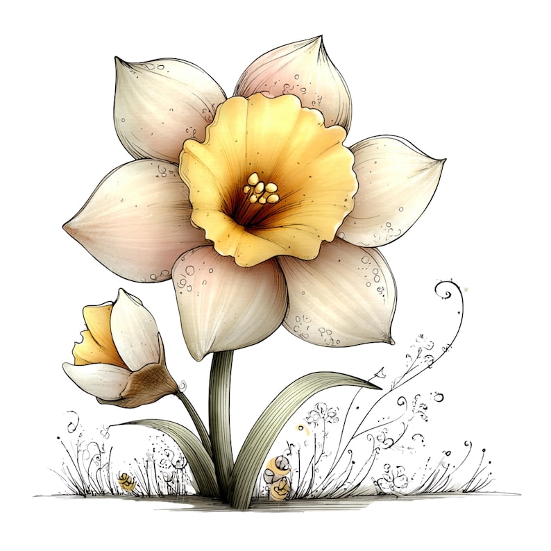 Whimsical Flowers Spring Clipart: Floral Graphics (Digital Download - 26 PNGs)

Bring a touch of magic to your creative projects with this enchanting collection of 26 whimsical flower illustrations! Each flower is lovingly drawn with playful details, soft organic curves, and a charming storybook feel. Perfect for makers, small businesses, and DIY creatives looking to add a unique artistic flair to their work.