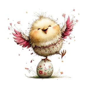 Whimsical Easter Clipart: Spring Lamb Bunny Chicken Graphics (Digital Download - 30 PNGs)

A cheerful collection of Easter clipart illustrations designed to bring soft spring magic to any creative project. Each element is crafted with gentle colors, playful details, and a whimsical touch: bunnies with bright expressions, fluffy chicks, lambs and pigs, decorated eggs, spring flowers, and sweet seasonal accents