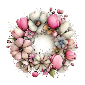 Whimsical Flowers Spring Clipart: Floral Graphics (Digital Download - 26 PNGs)

Bring a touch of magic to your creative projects with this enchanting collection of 26 whimsical flower illustrations! Each flower is lovingly drawn with playful details, soft organic curves, and a charming storybook feel. Perfect for makers, small businesses, and DIY creatives looking to add a unique artistic flair to their work.