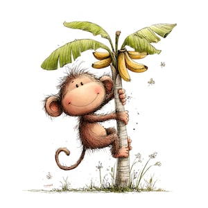 Safari Animals Clipart: Nursery Graphics (Digital Download - 19 PNGs)

A delightful collection of safari animal illustrations featuring adorable, friendly creatures from the wild. This clipart set includes charming depictions of lions, elephants, giraffes, zebras, hippos, monkeys, and more—each designed with soft details, warm colors, and a playful, inviting style. Accented with simple greenery and natural elements, the artwork captures the whimsical spirit of safari life.